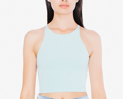 Braided Crop Tank Top, cami, yoga, festival, dance "Spark" __etsy:1166845883