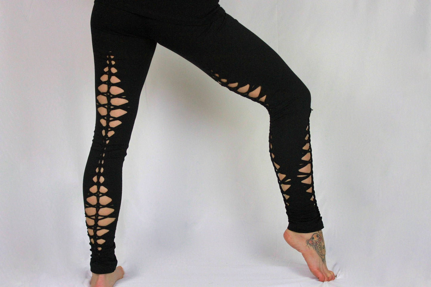 Braided Leggings EVA yoga leggings festival fire safe __etsy:1366793589