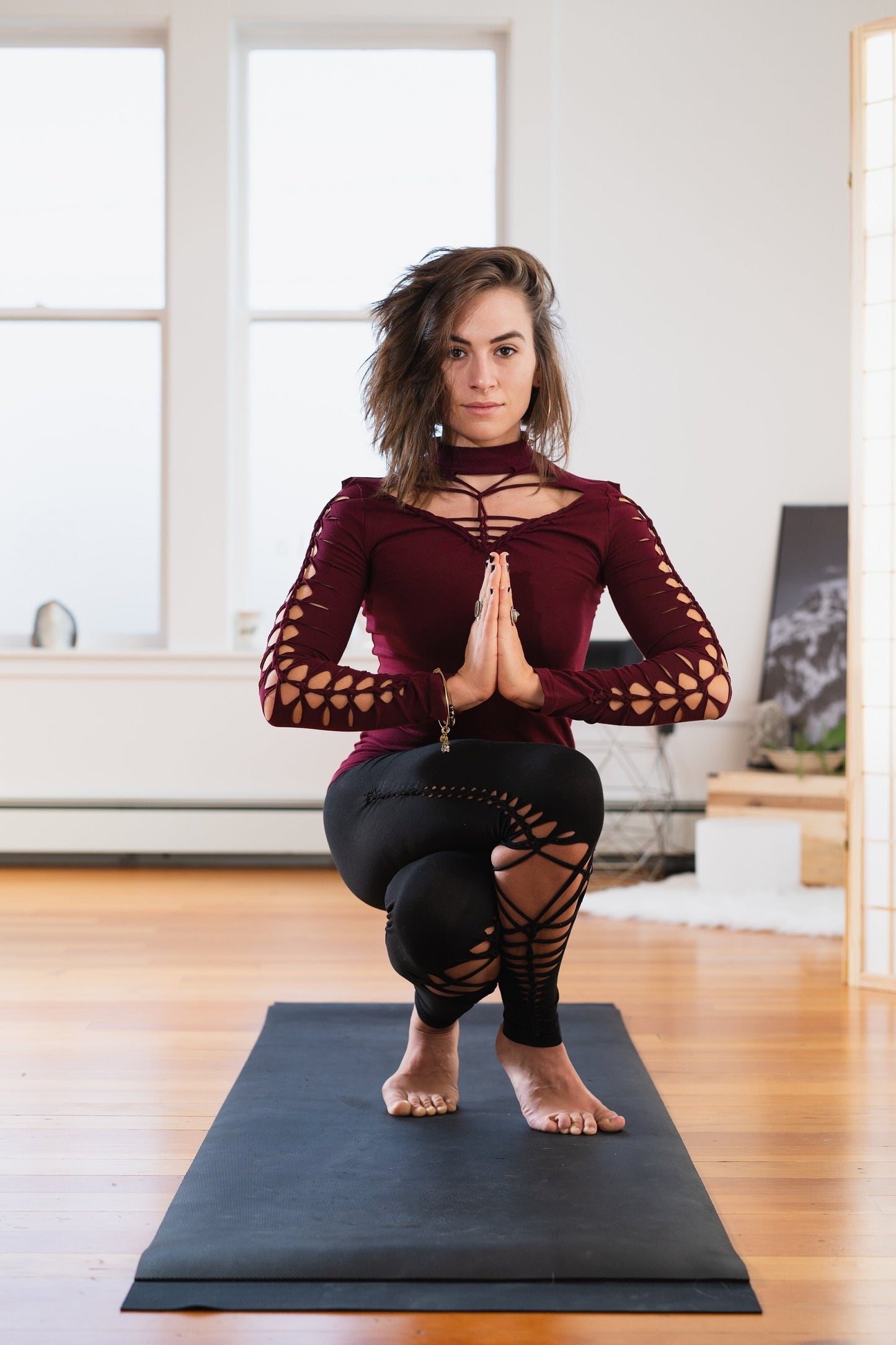 Braided Long Sleeved Shirt, Festival, Yoga