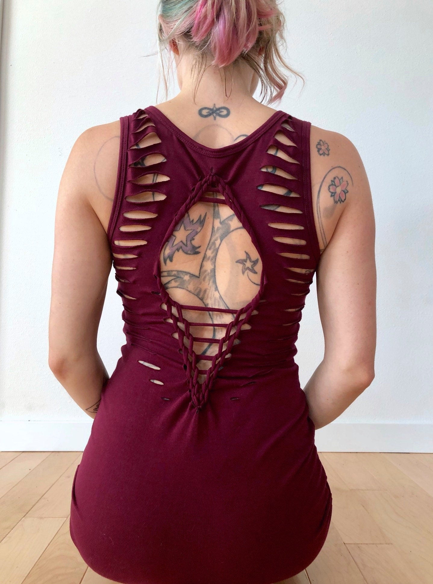 TALIA Dress, women's dress, Open back dress, gift for her, party dress