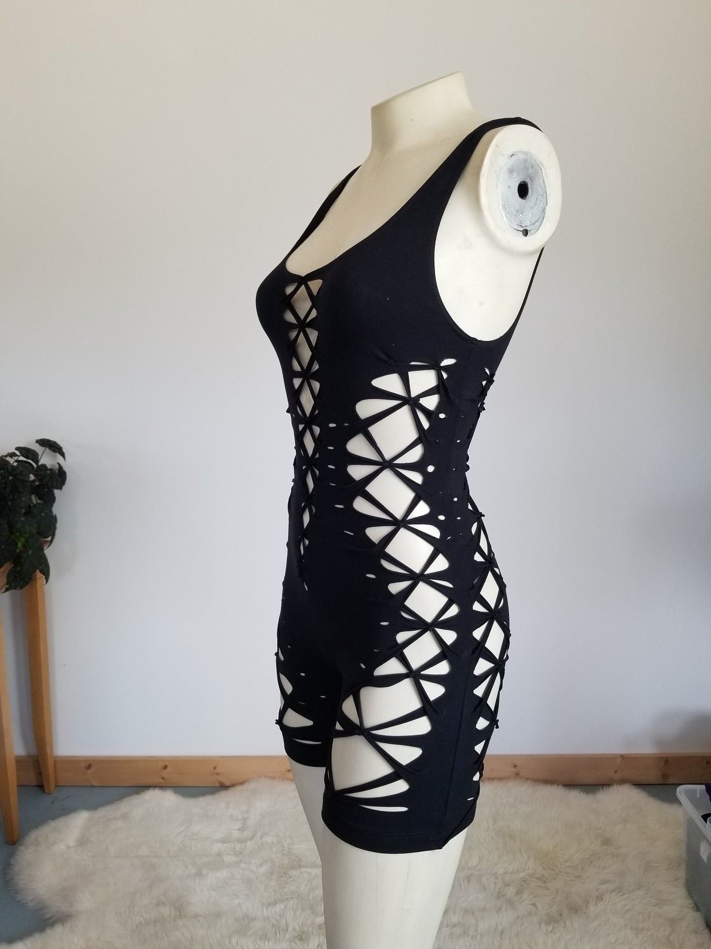 Evolve Braided Bodysuit/catsuit festival fire performer