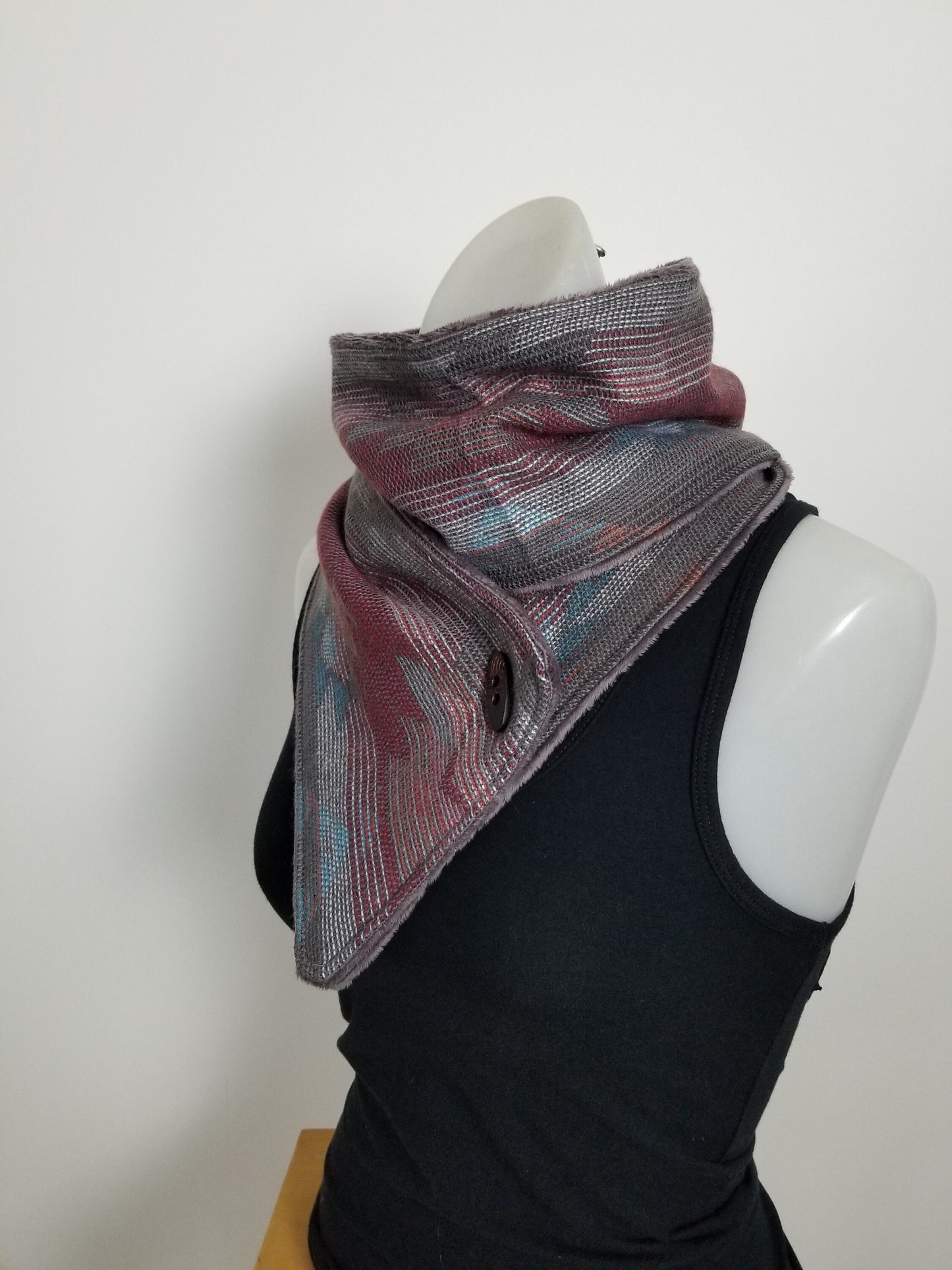 Pewter Soutwest Adventure Scarf unisex scarf, gift for her, wrap scarf