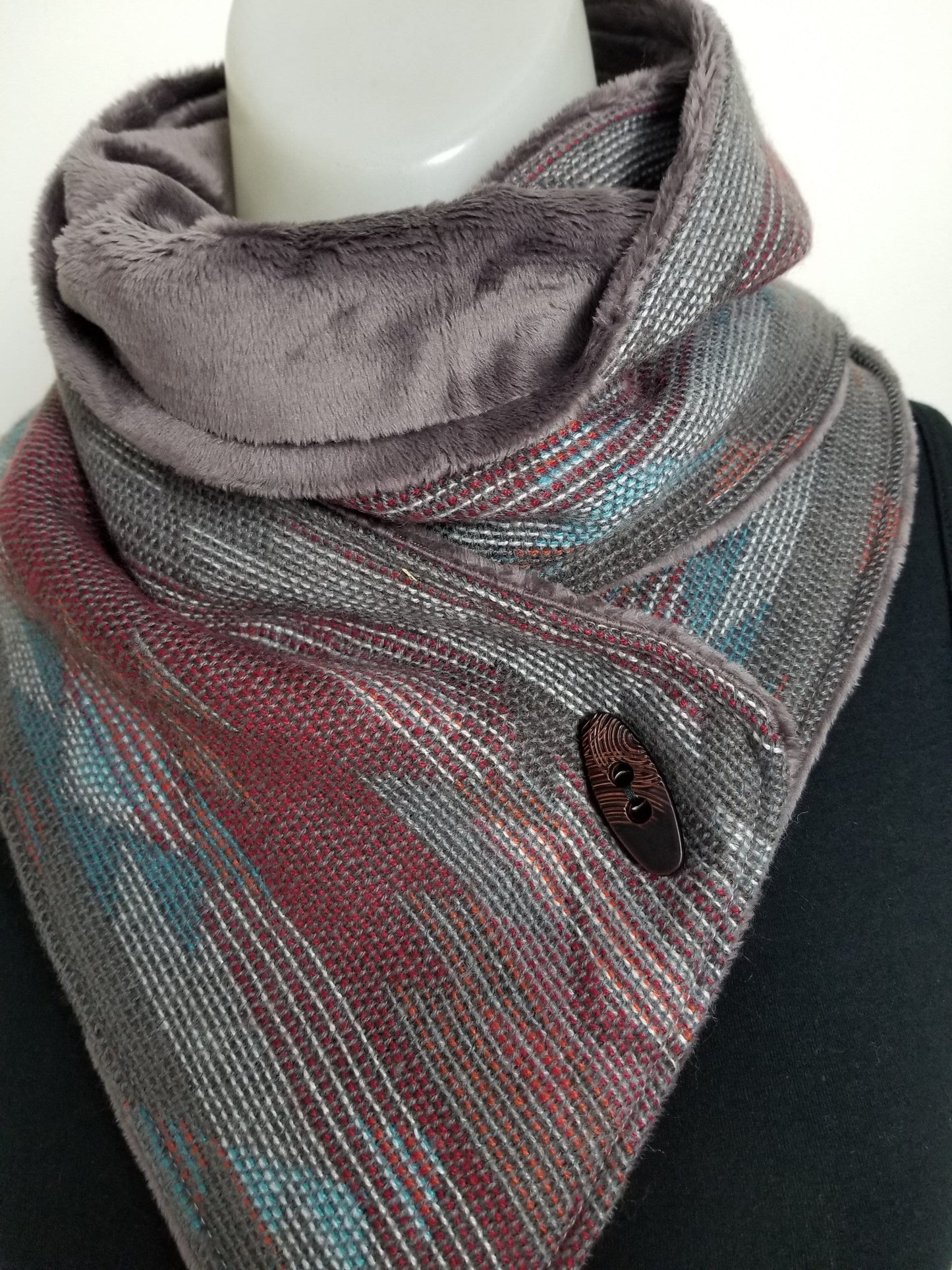 Pewter Soutwest Adventure Scarf unisex scarf, gift for her, wrap scarf