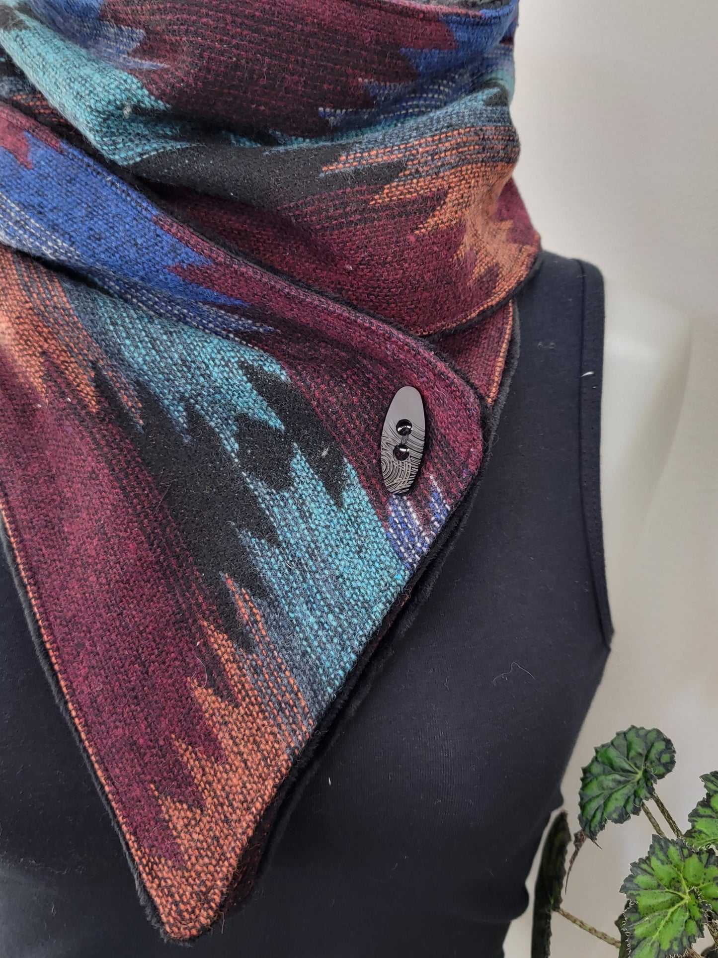 Jewel Toned Southwest Adventure Scarf unisex scarf, gift for her, wrap scarf