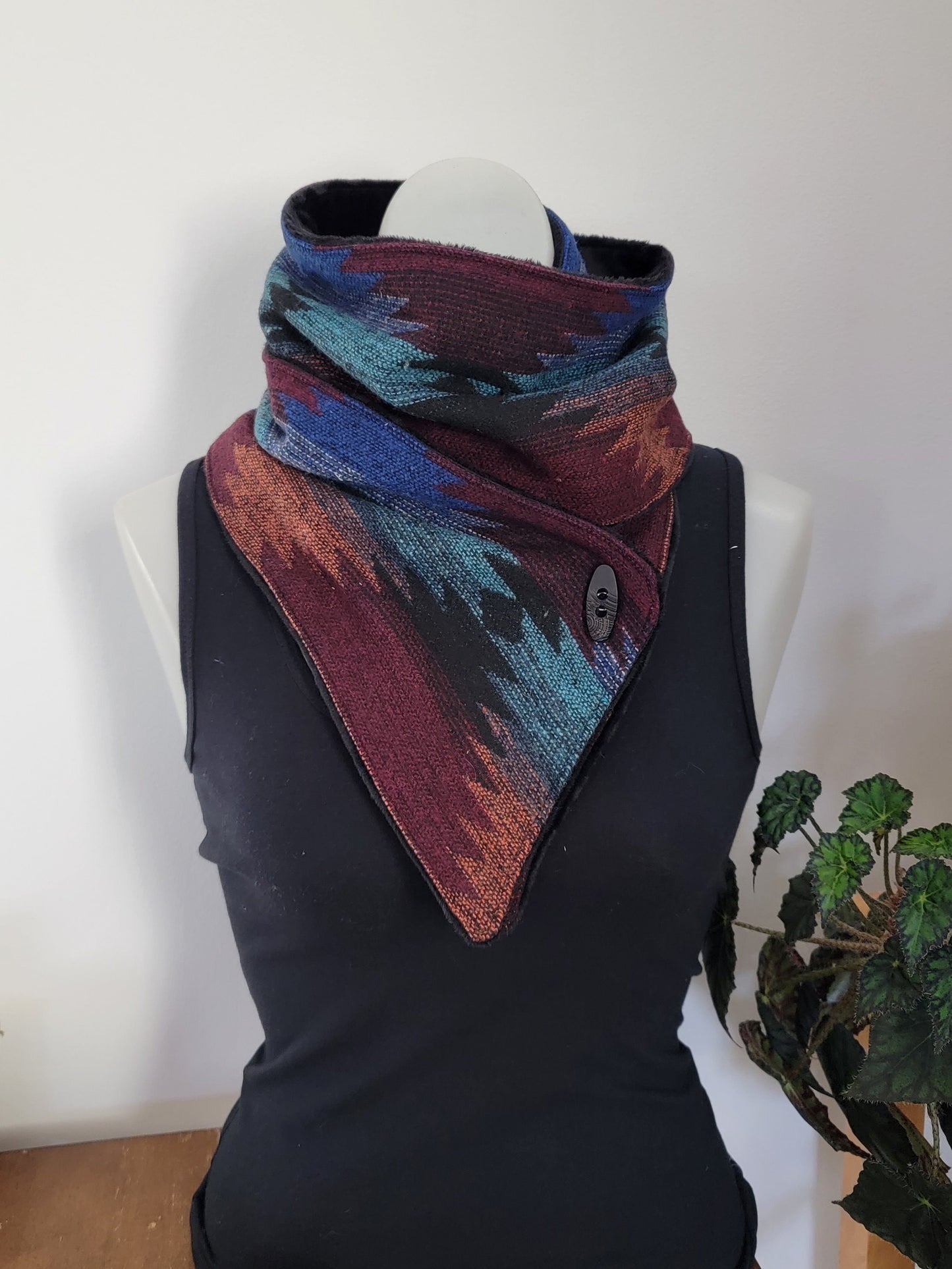 Jewel Toned Southwest Adventure Scarf unisex scarf, gift for her, wrap scarf