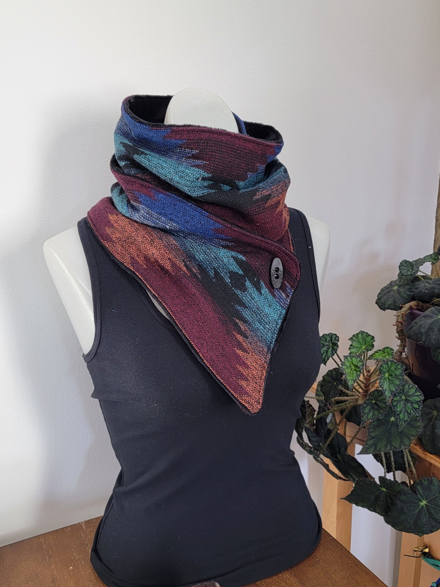 Jewel Toned Southwest Adventure Scarf unisex scarf, gift for her, wrap scarf