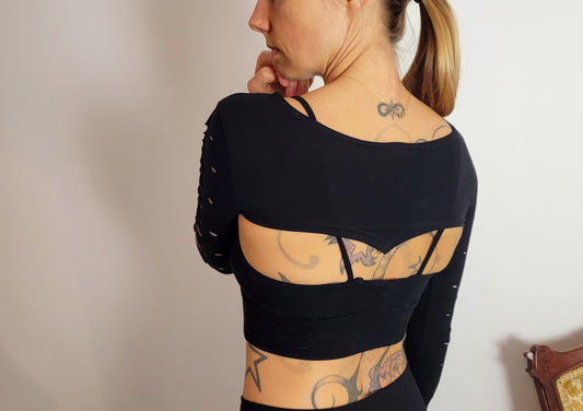 Pixie Long Sleeved Shrug Braided Shirt/Festival//Yoga//Boho __etsy:4700927663