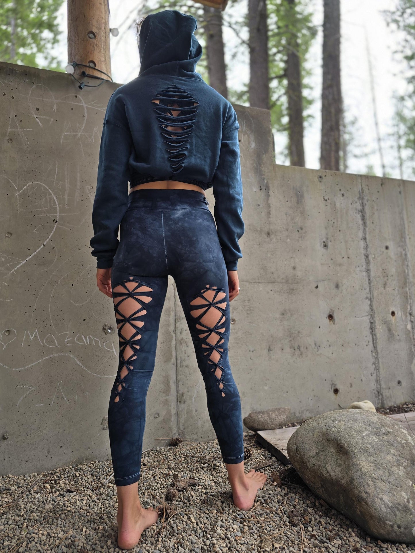 Tied Crop Hoodie womens hoodie, graphic hoodie