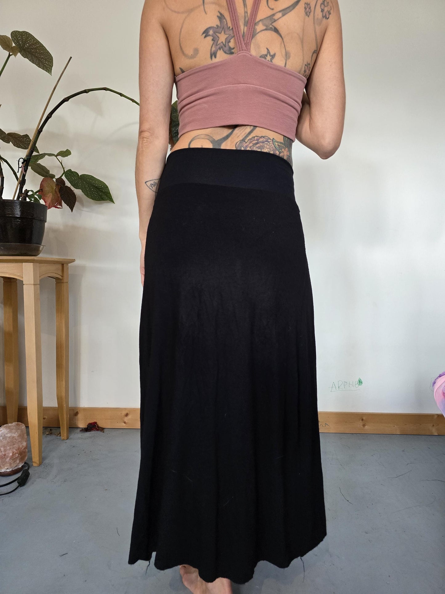 Bamboo Slit Skirt, festival clothing __etsy:6421847281