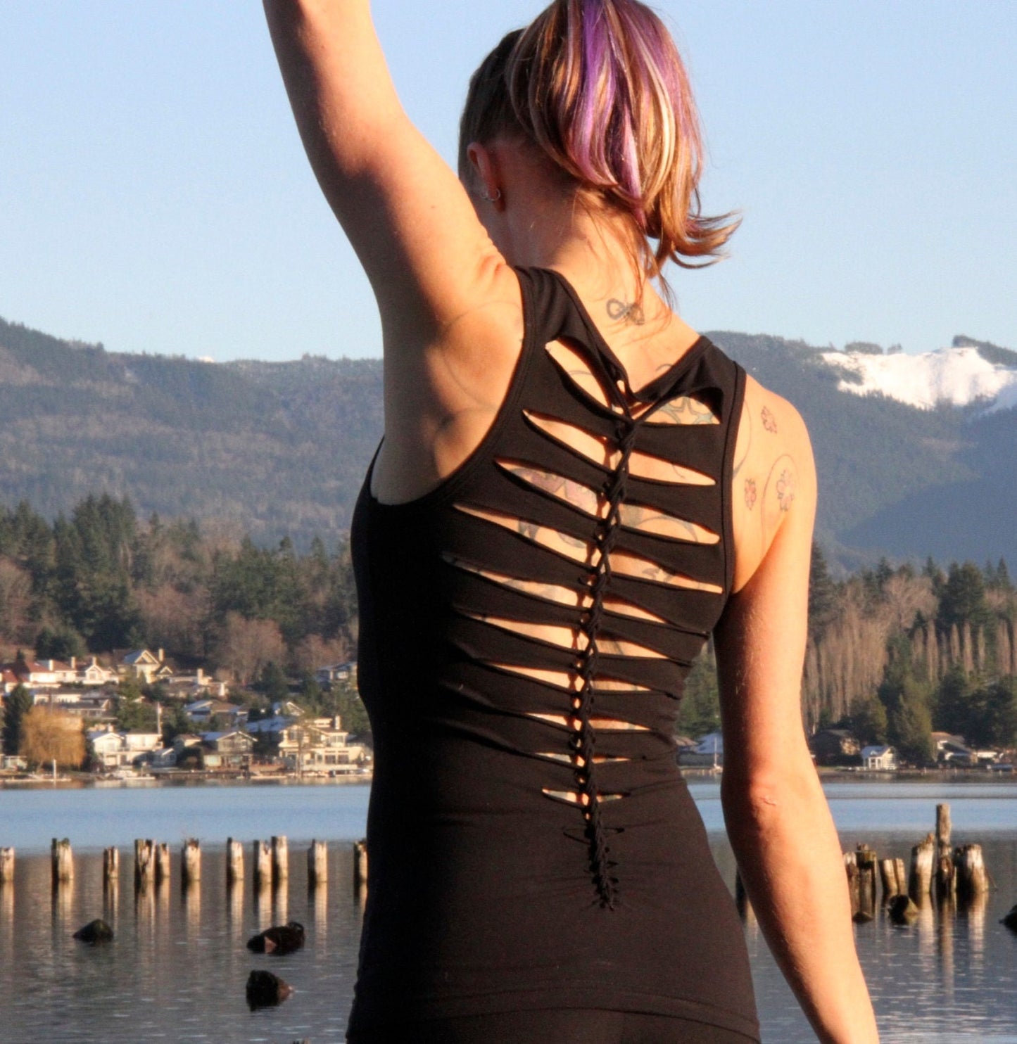 Wild Fern Braided Racerback Tank