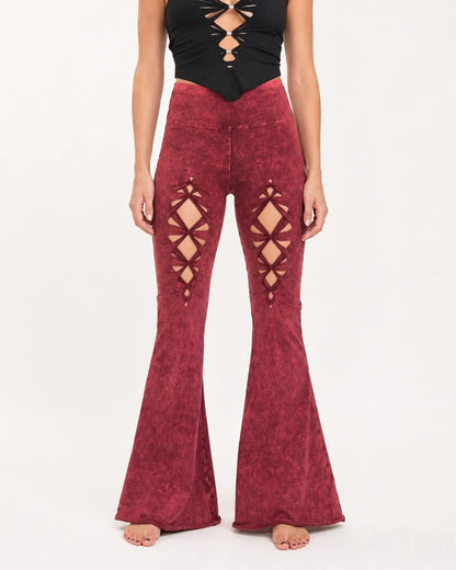 Cosmic Flares Yoga Pants, ripped pants, gift for her