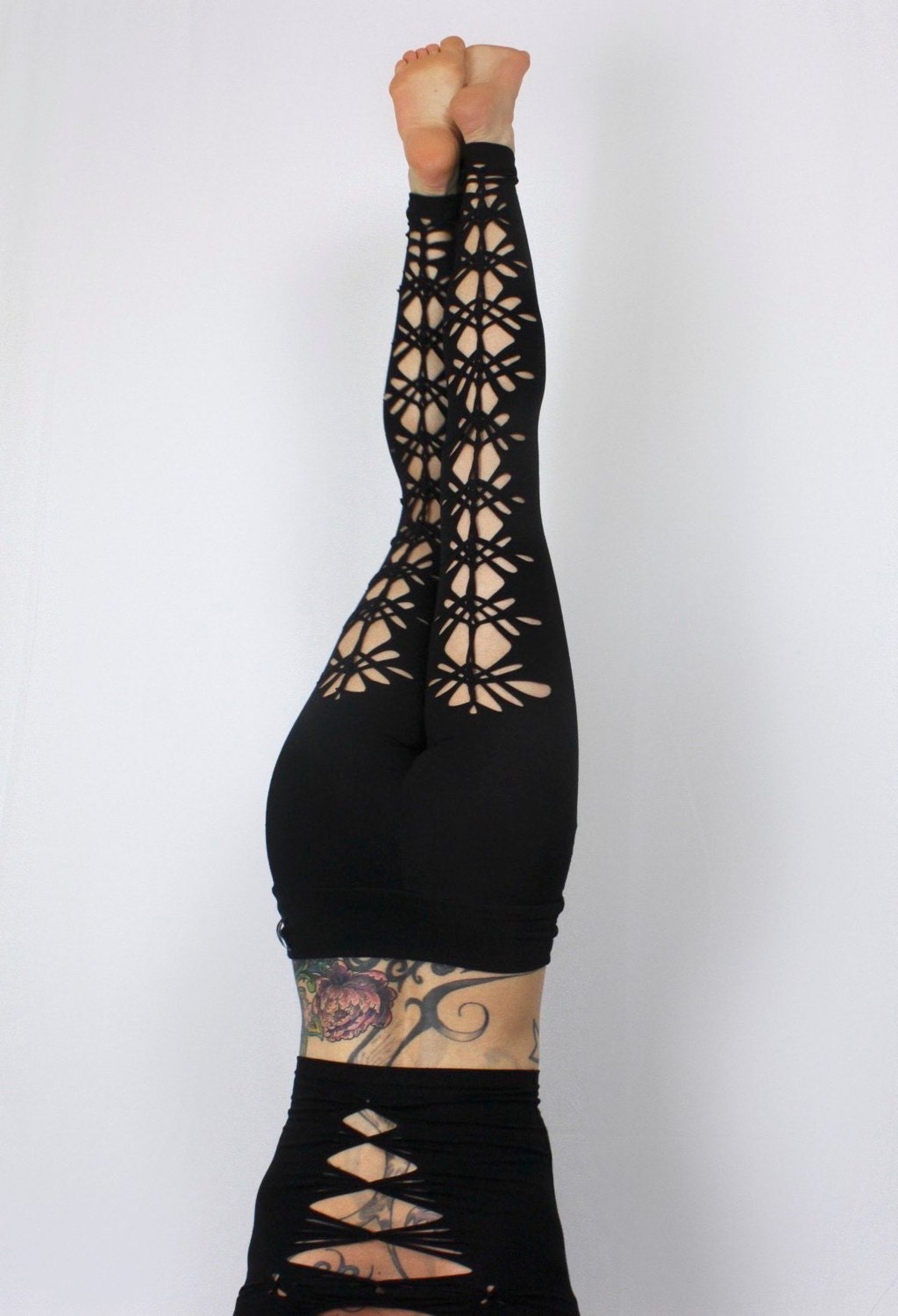 Braided Yoga Leggings  "Krystal"