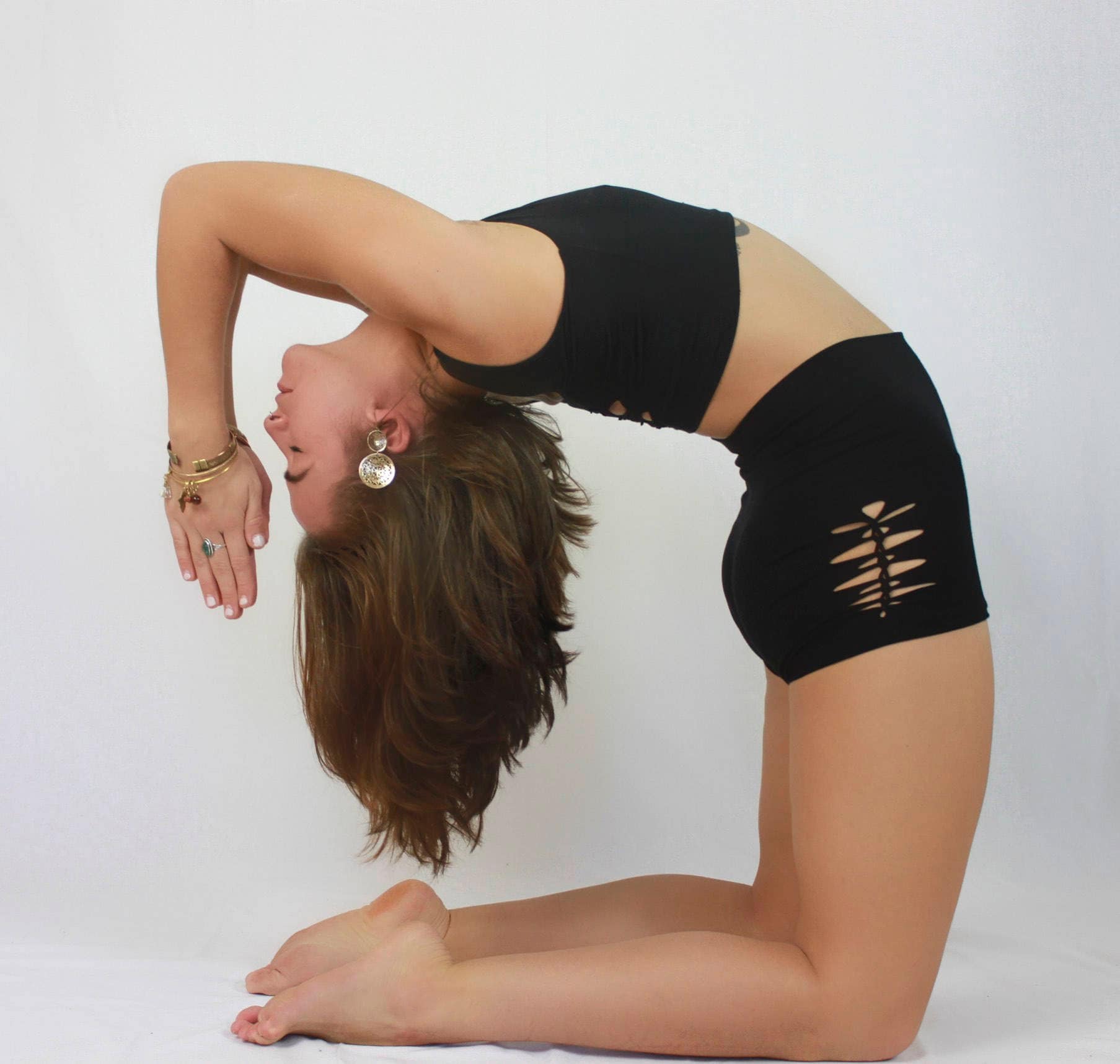 Braided FERN Shorts, Yoga shorts, Festival, Dance __etsy:1339414244