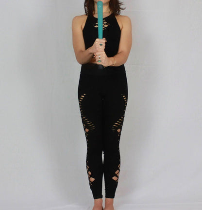 Braided Yoga Leggings PIXIE gift for her festival leggings