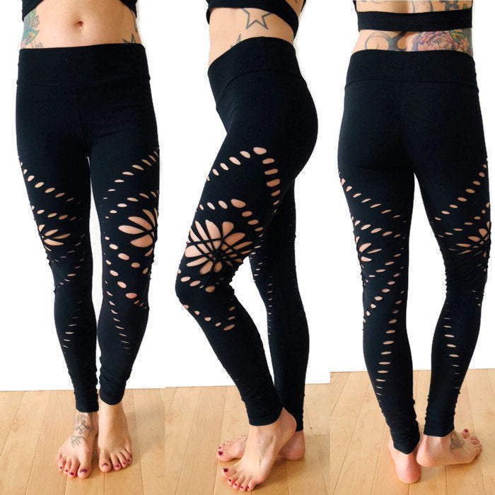 Braided Yoga Leggings PYRAMID festival