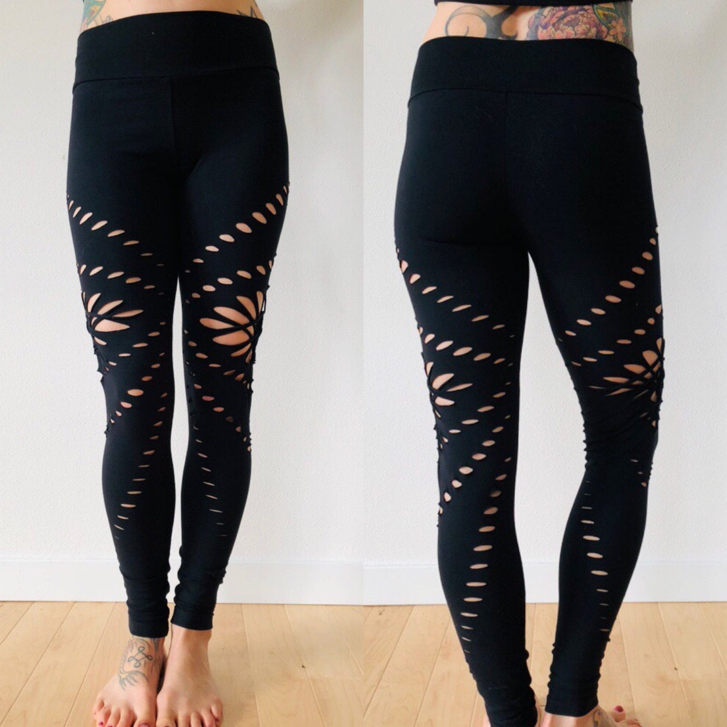 Braided Yoga Leggings PYRAMID festival