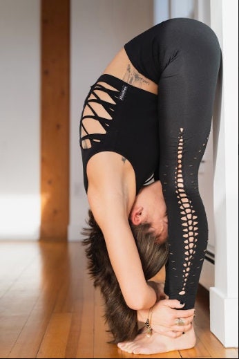 Starlight Braided Yoga Leggings Detail