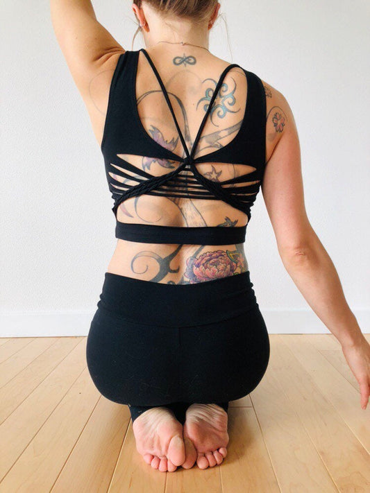 Lotus Top, Strappy Yoga Tank Top