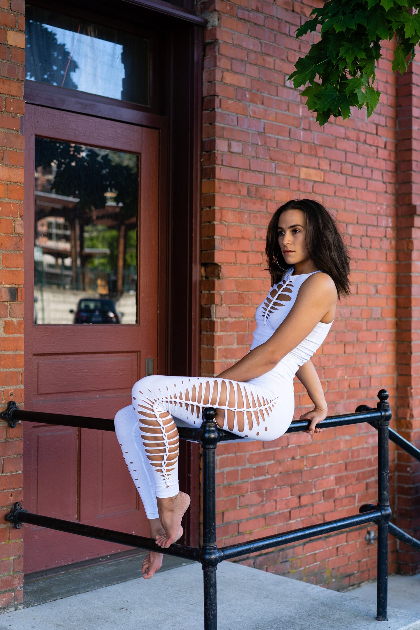Shiva Braided Ripped Leggings: Boho Festival Pole Dance Fashion __etsy:1958596569