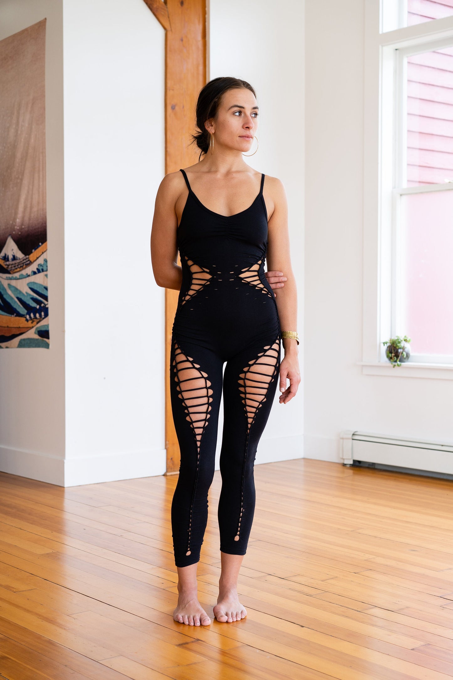 Iris Braided Bodysuit Catsuit festival fire performer __etsy:2138406598
