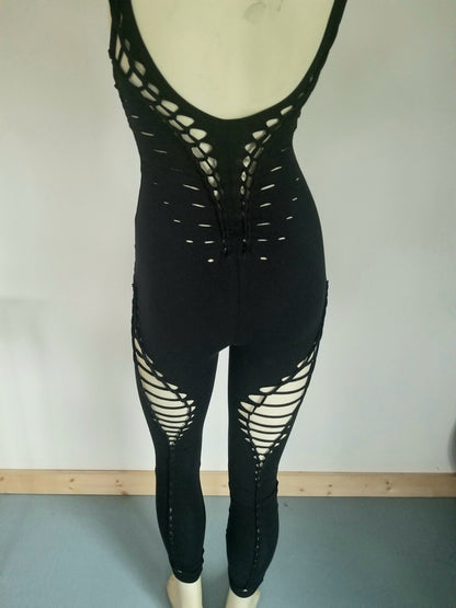 Iris Braided Bodysuit Catsuit festival fire performer __etsy:2141626328