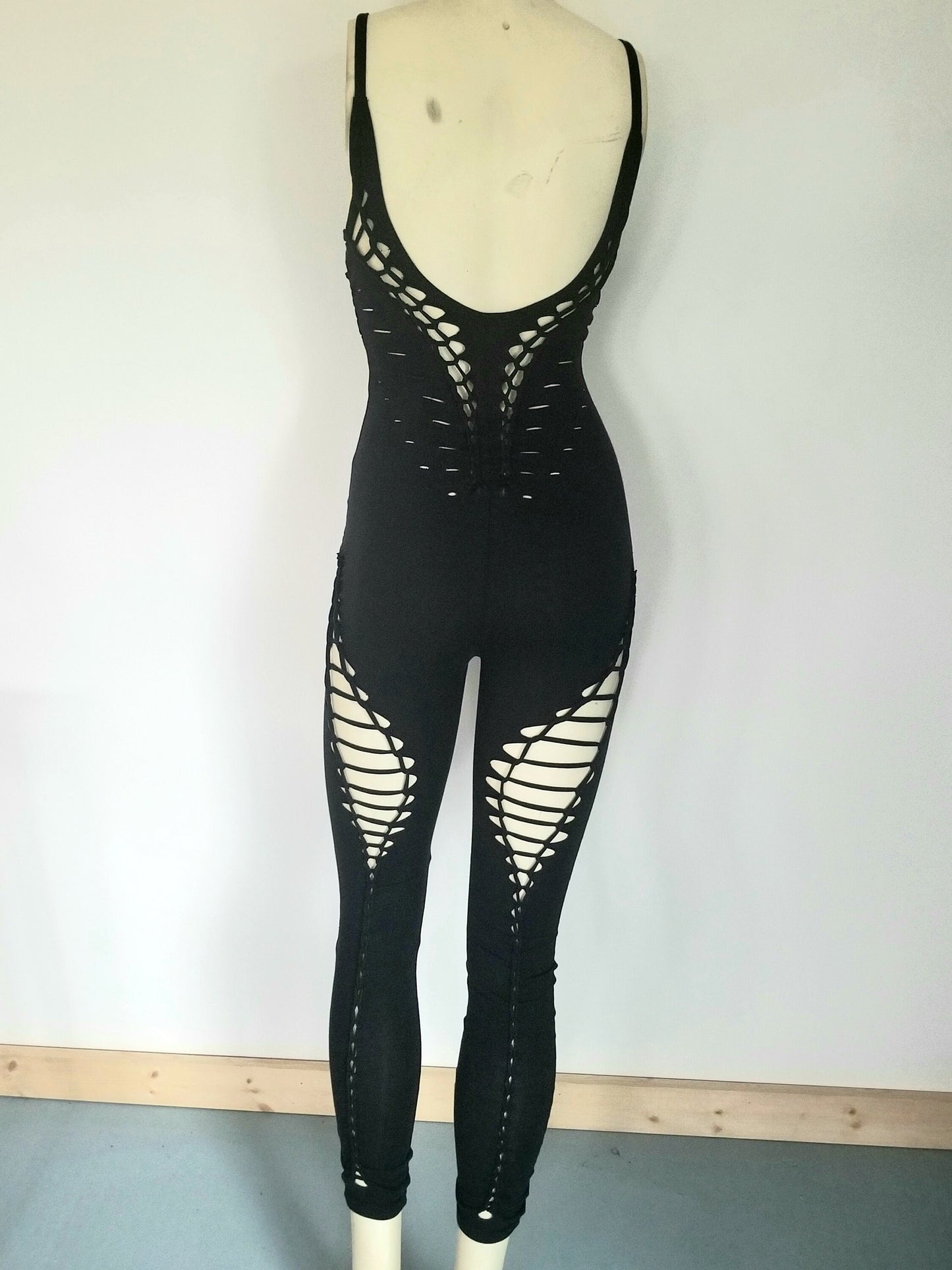 Iris Braided Bodysuit Catsuit festival fire performer __etsy:2189178239