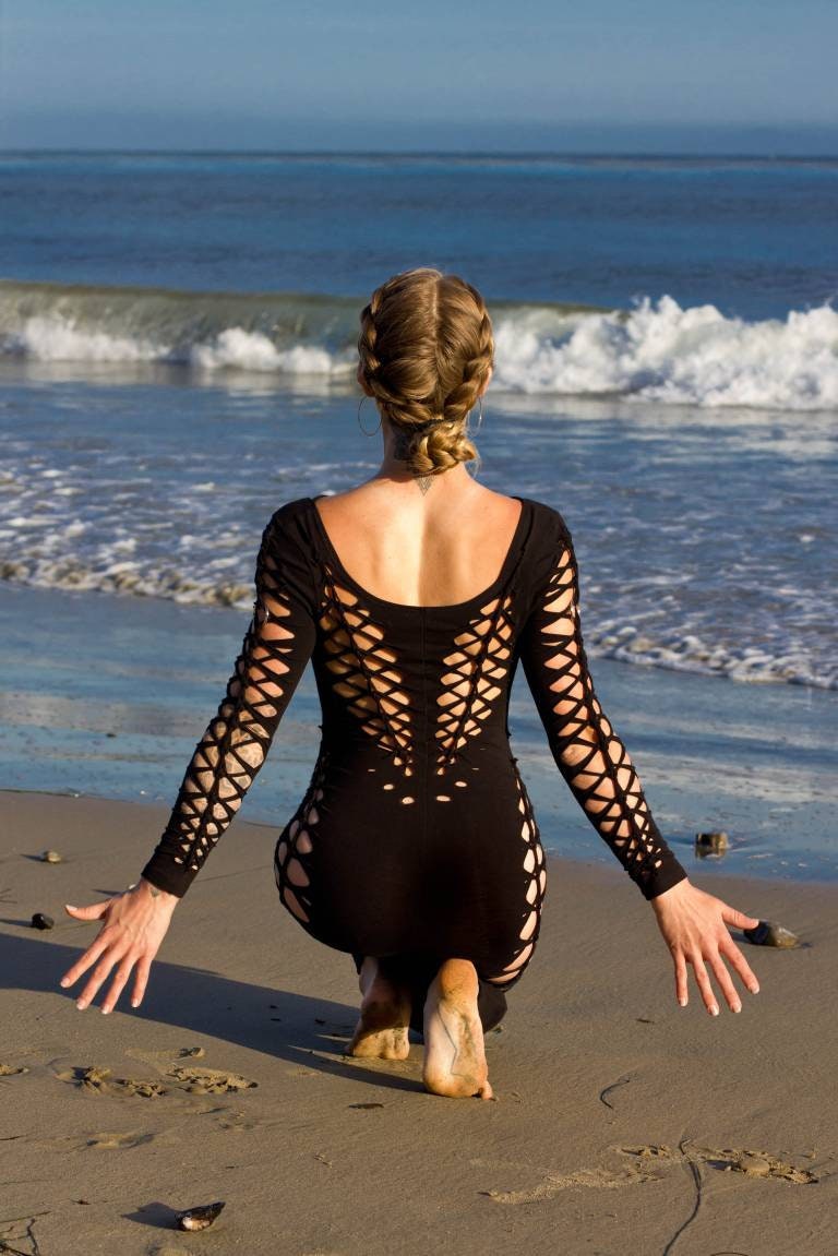 Enigma Braided Bodysuit back view