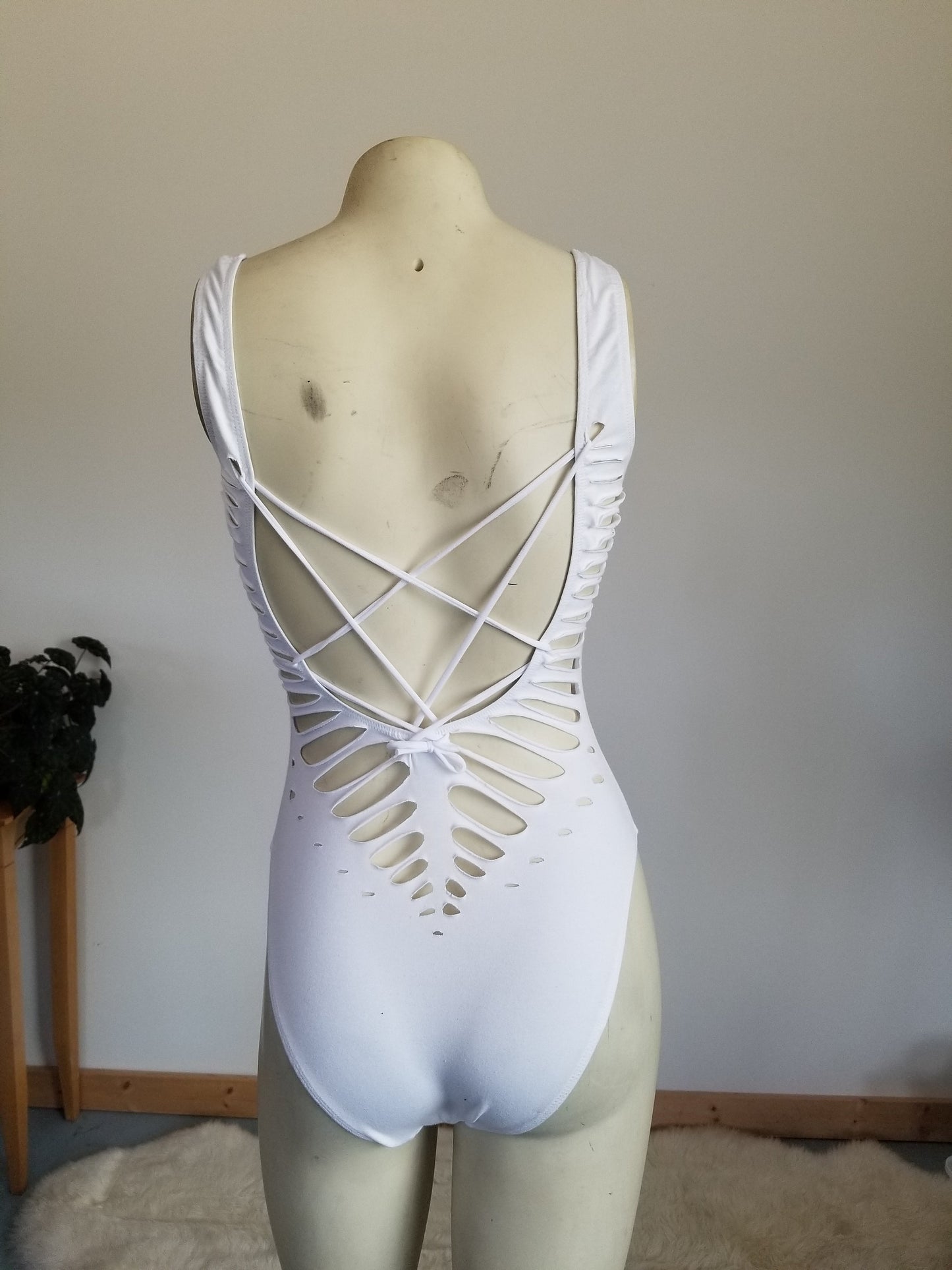 Awaken 2 Braided bodysuit Yoga, Festival, dance, pole, hoop fashion, slit weave __etsy:3232495722