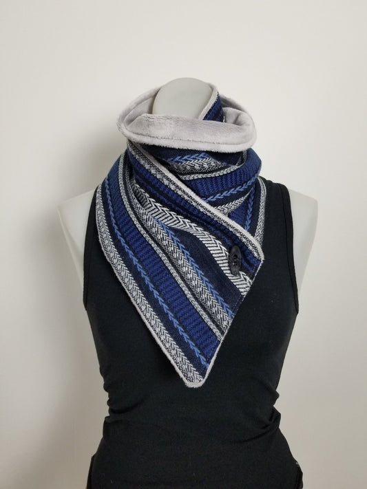 Braided Adventure Scarf unisex scarf, gift for her, wrap scarf