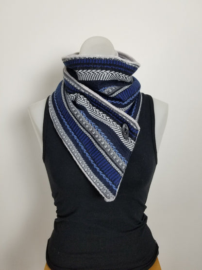 Braided Adventure Scarf unisex scarf, gift for her, wrap scarf