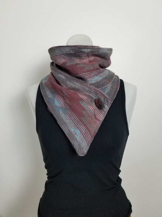 Pewter Soutwest Adventure Scarf unisex scarf, gift for her, wrap scarf