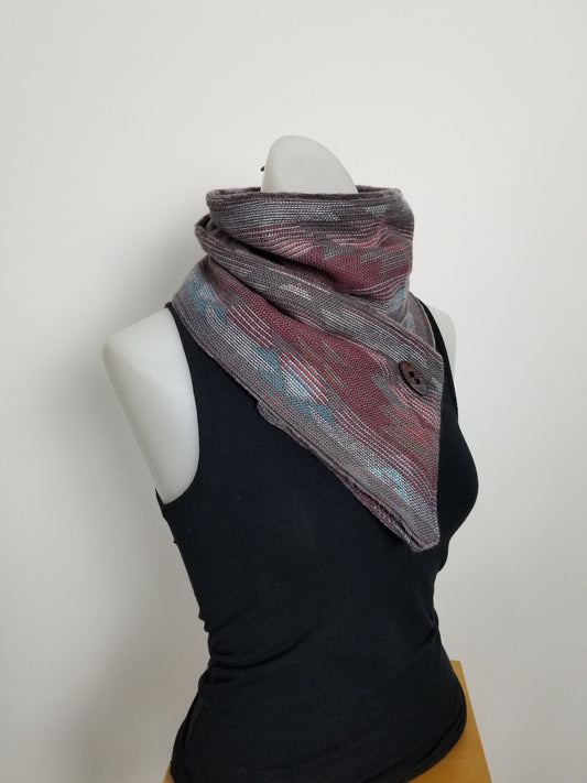 Pewter Soutwest Adventure Scarf unisex scarf, gift for her, wrap scarf