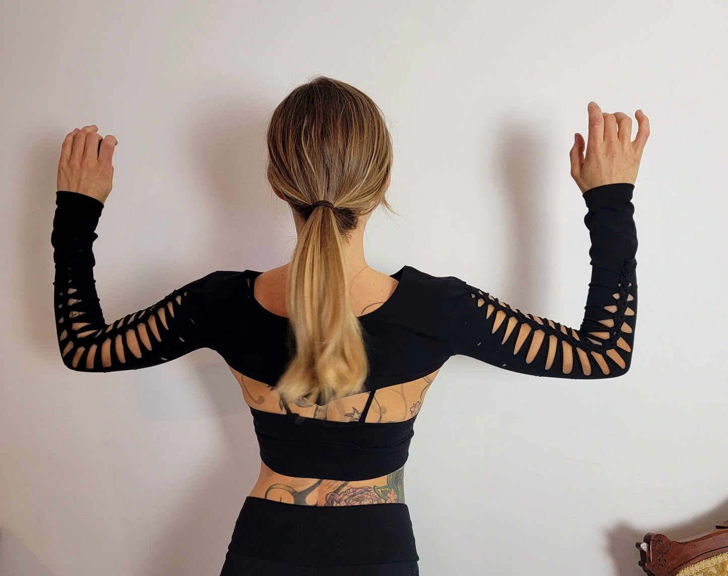 Pixie Long Sleeved Shrug Braided Shirt/Festival//Yoga//Boho