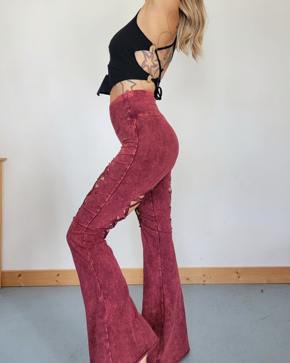 Cosmic Flares Yoga Pants, ripped pants, gift for her