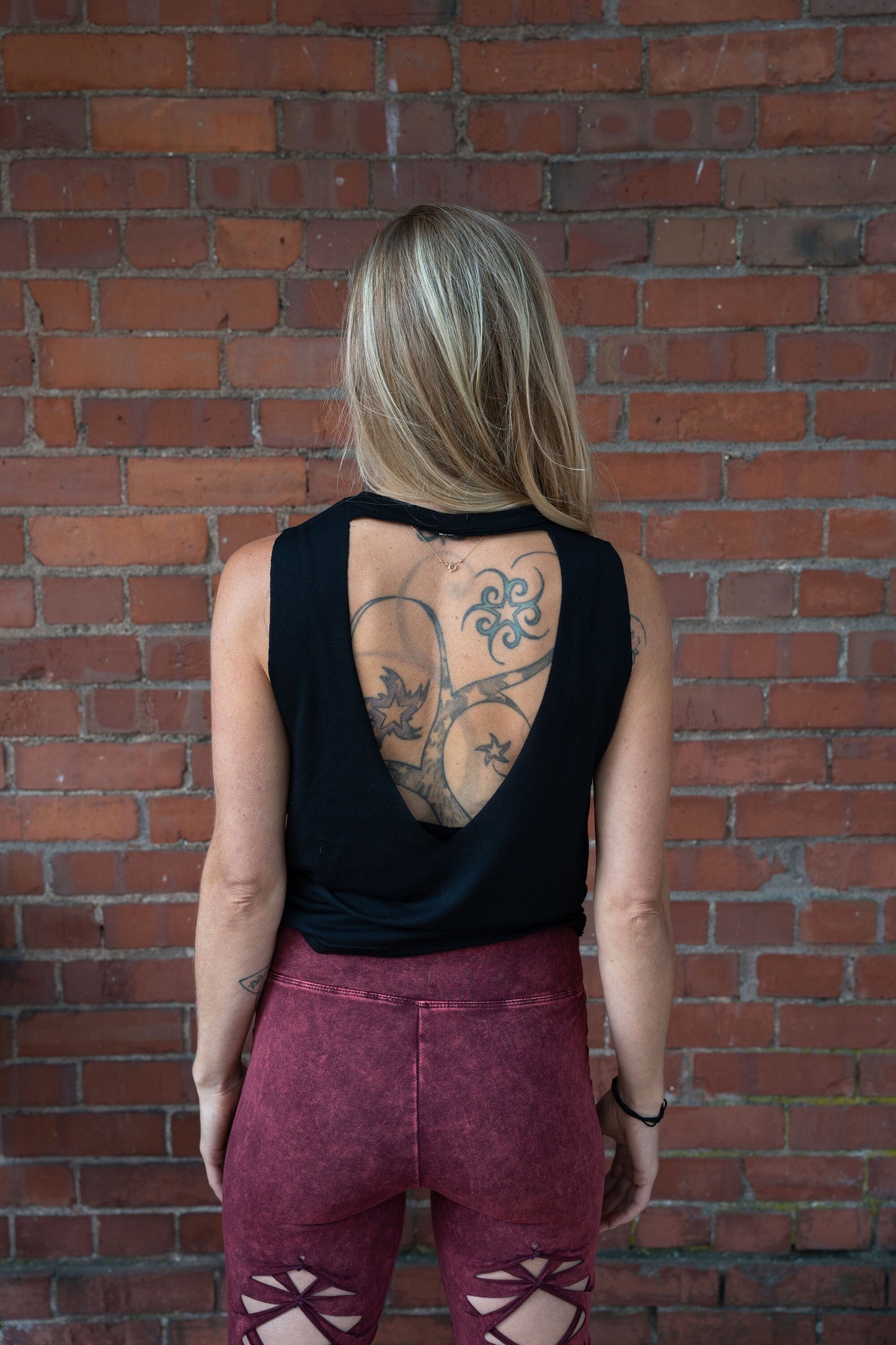 Key Hole Flowy Braided Racerback Tank __etsy:5357656847