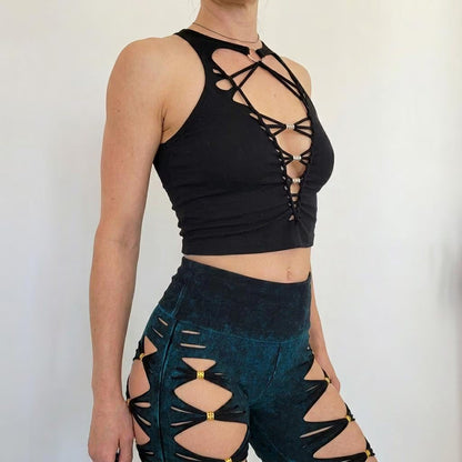 Lucid Braided Crop Tank Top