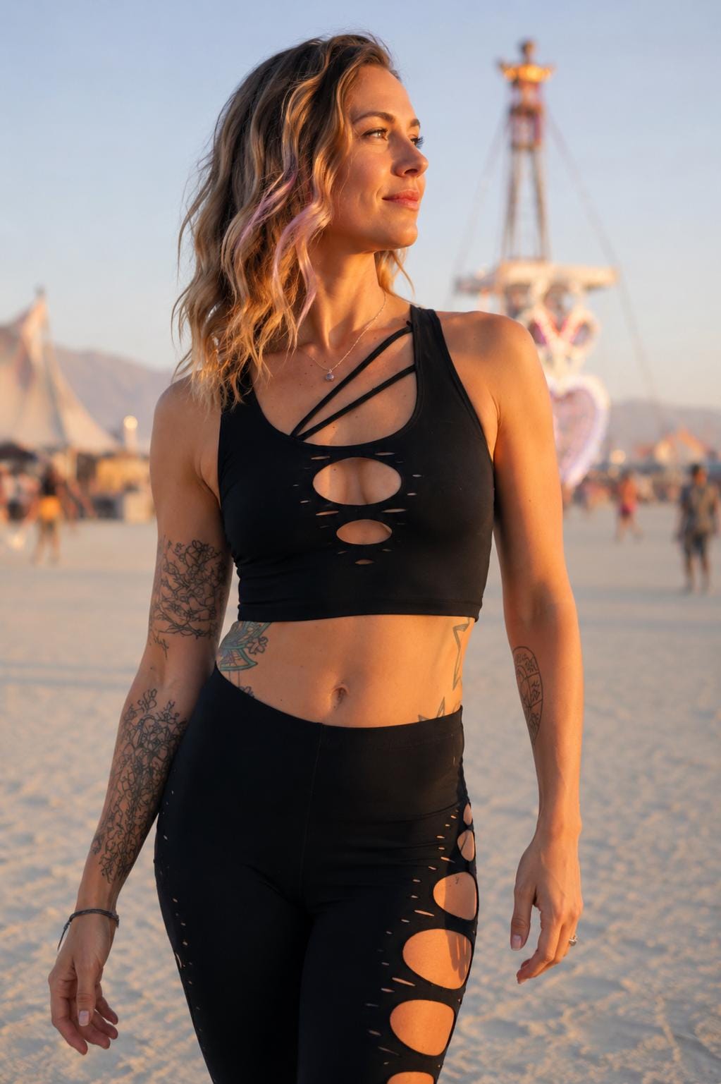 Luna Top, Strappy Yoga Tank Top __etsy:8345506190