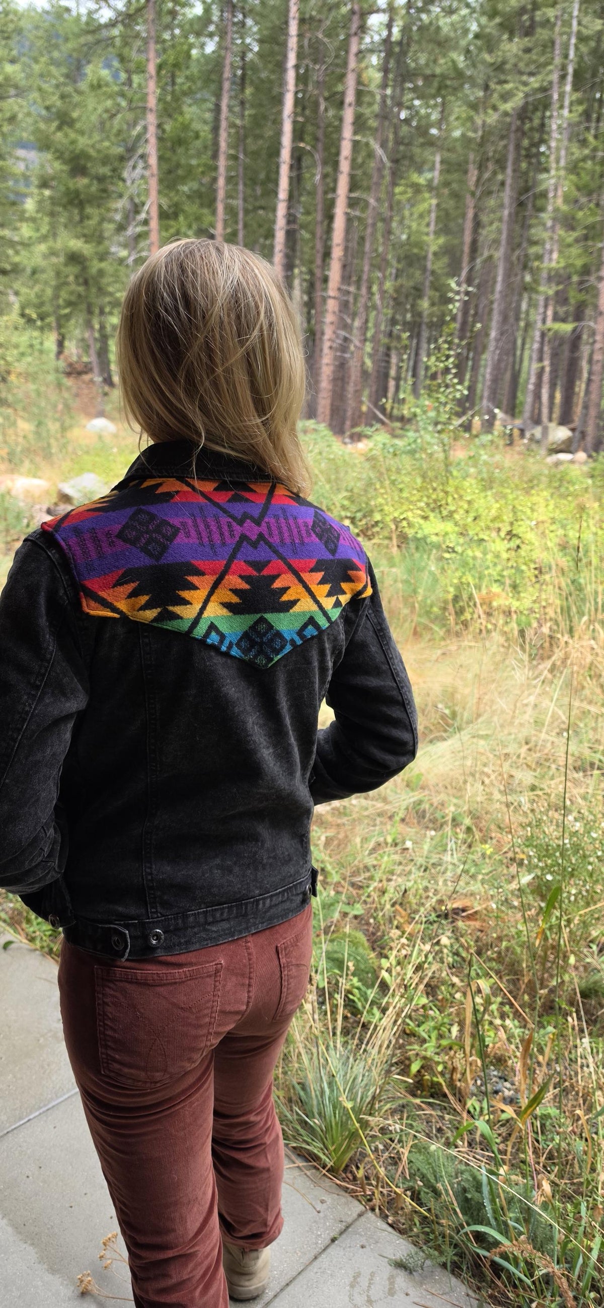 Desert Flame Wool Denim Jacket