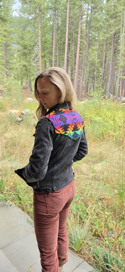 Desert Flame Wool Denim Jacket