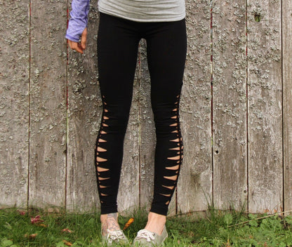 Yoga leggings Braided Leggings Wild Fern