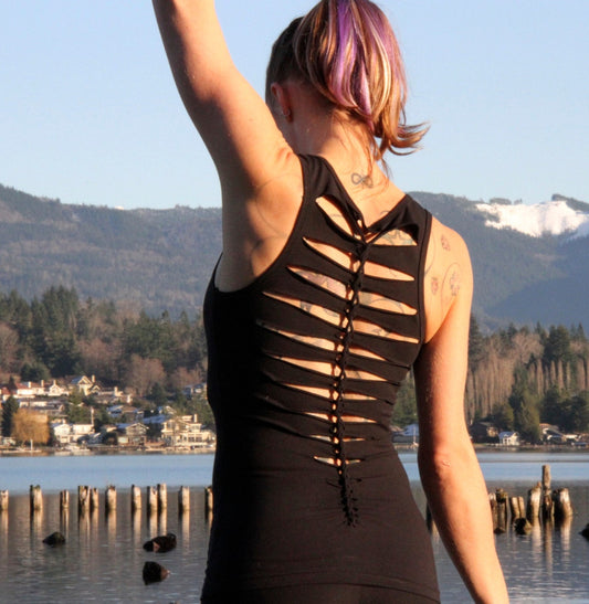 Wild Fern Braided Racerback Tank