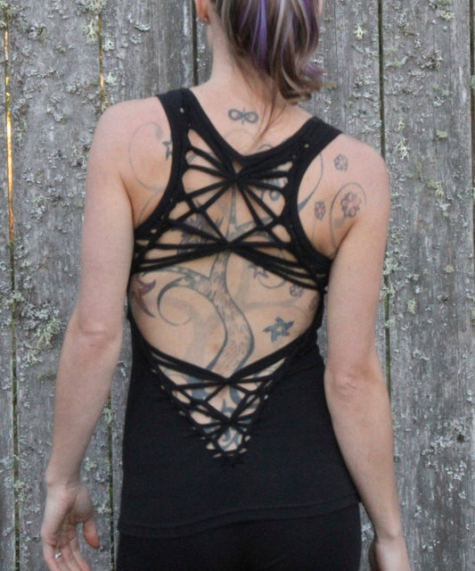 Wild Diamond Braided Racerback Tank