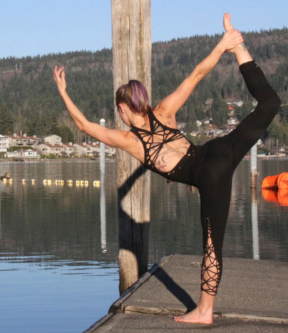 Yoga Leggings Braided "diamond" festival dance